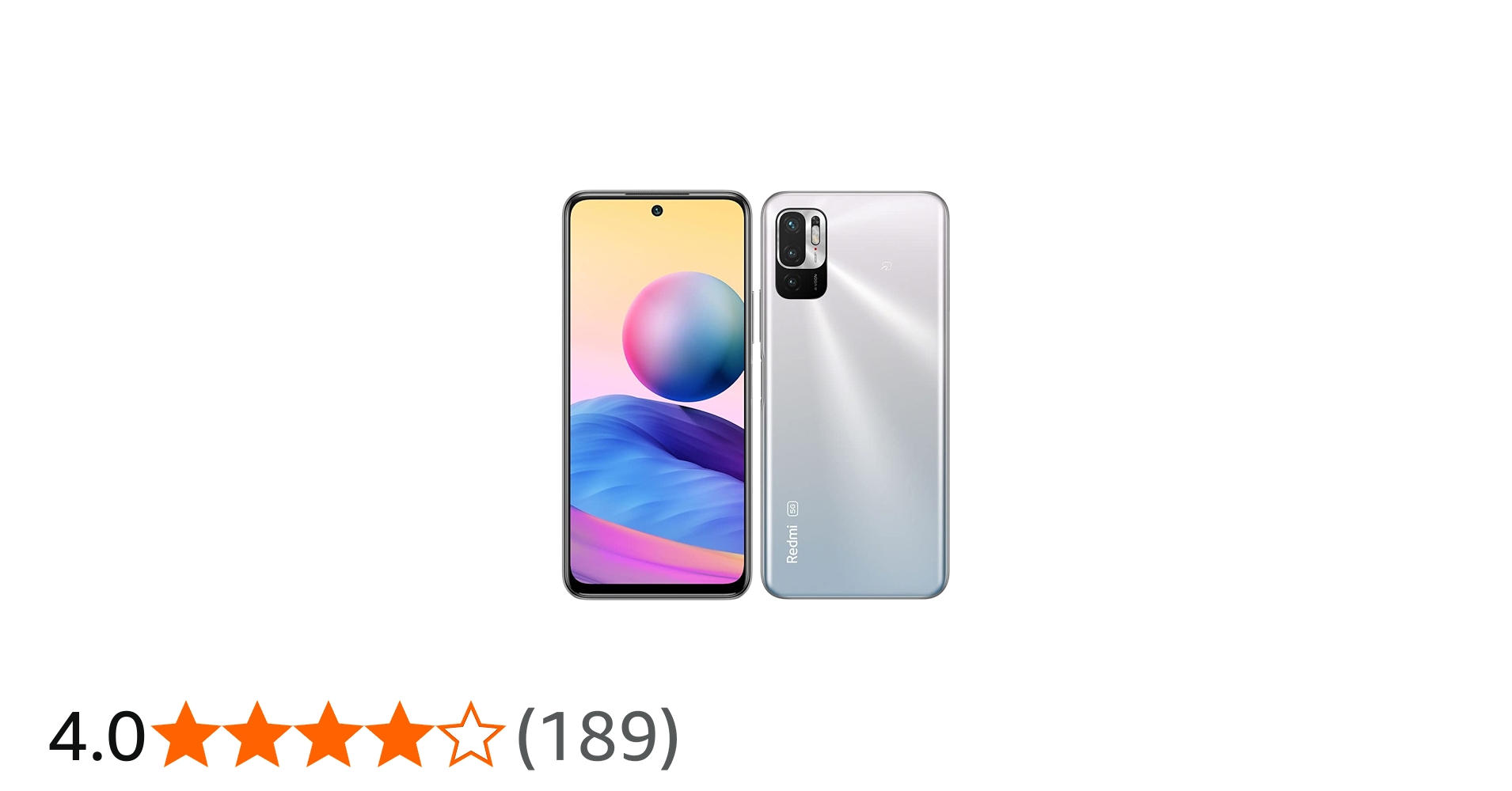 Amazon | SIMフリー AU Redmi Note 10 JE XIG02 [クロームシルバー