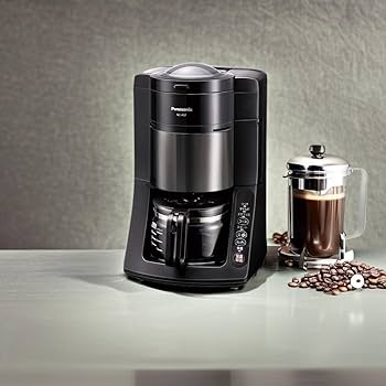 Amazon | パナソニック コーヒーメーカー 全自動 ミル付き 沸騰浄水