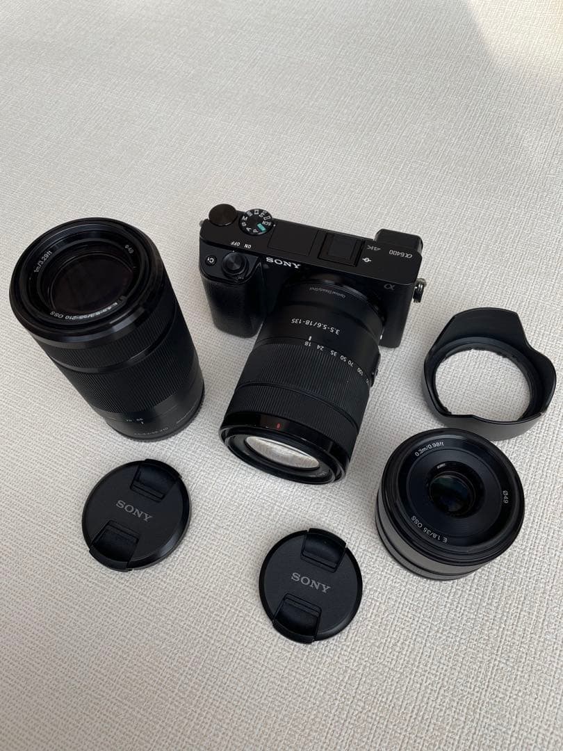 SONY α6400 ミラーレス一眼レフ レンズ3本付き SONY α6400 神レンズ11選。用途別に失敗しない選び方と本命レンズ